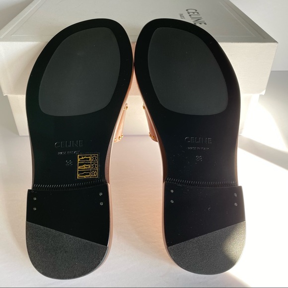 NIB CELINE LERINS CRISS CROSS SLIDES - Picture 8 of 11